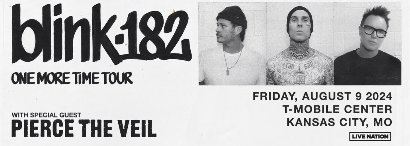 Blink 182 & Pierce The Veil Tickets 9th August TMobile Center T