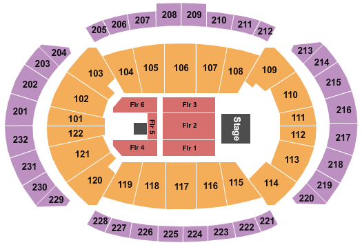 T-Mobile Center Seating Chart