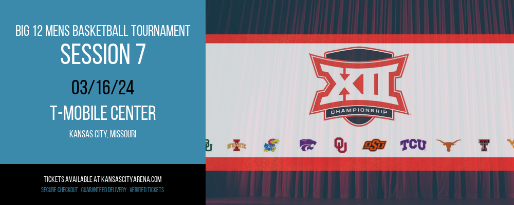 Big 12 Mens Basketball Tournament - Session 7 at T-Mobile Center
